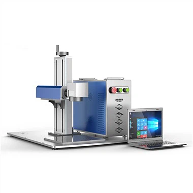 Nešiojamas mažas 50 W pluošto lazerinis žymėjimo aparatas